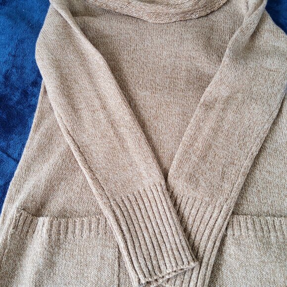 Alison Andrews Cowl-Neck Knitted Sweater Dress with Pockets Small EUC - Picture 9 of 14